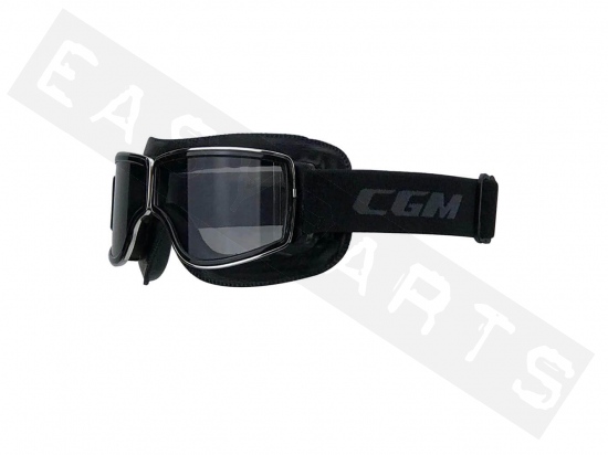 Helmet Goggles Jet CGM California black (75% smoked lenses)
